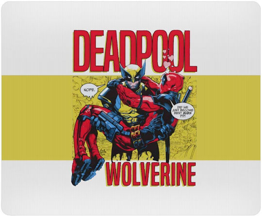 Koupakoupa Superhero Deadpool Wolverine Mouse Pad 230mm Gray