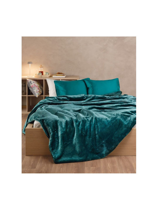 Kentia Bella Κουβέρτα Βελουτέ Υπέρδιπλη 220x240εκ.