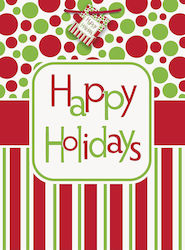 Τσάντα Χάρτινη Γίγας Happy Holidays Τσάντα Χάρτινη Γίγας Happy Holidays