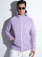Sweatshirt with Hood Lilac