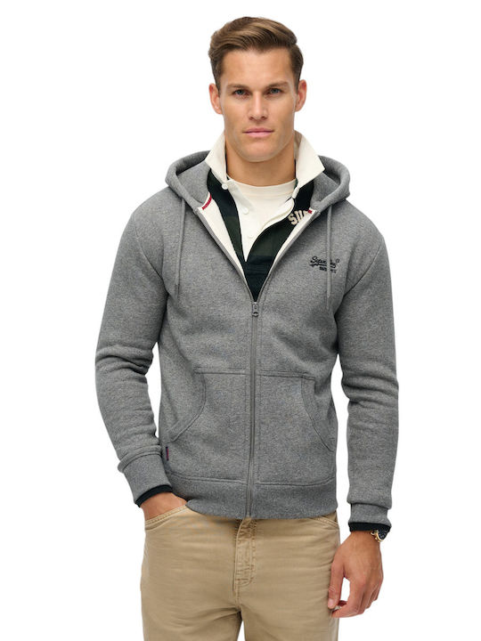 Superdry Sweatshirt with Hood Grey