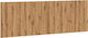 vidaXL Wooden Bed Headboard Brown 240x80cm