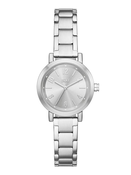 DKNY Damen Uhr mit Silber Metallarmband NY6695 Skroutz Germany