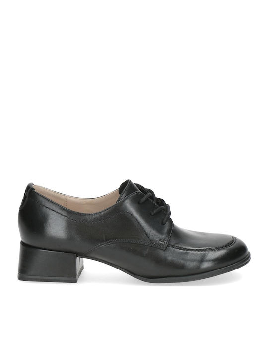 Δερμάτινα Γυναικεία Loafers σε Μαύρο Χρώμα
