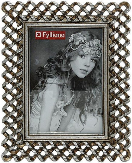 Fylliana Κορνίζα με Ασημί Πλαίσιο Πλαστική 10x15 Fylliana Κορνίζα με Ασημί Πλαίσιο Πλαστική 10x15