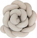 Baby Star Crib Bumpers Braided Inside Mocha 19x200cm