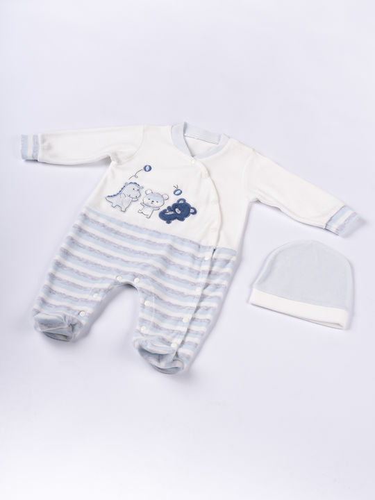 Evita Baby Bodysuit Blue