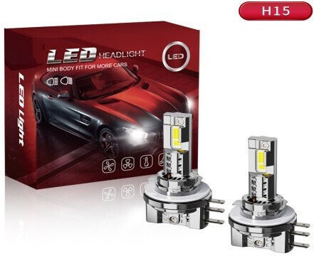 Λάμπες Αυτοκινήτου H15 Canbus LED 6000K Ψυχρό Λευκό 9-30V 2τμχ
