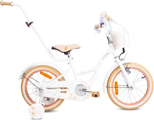 Sun Baby 16" Παιδικό Ποδήλατo Πόλης Λευκό