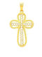 Drandakis Damen Gold Kreuz 9K