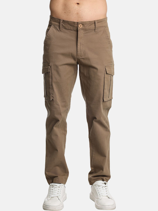 Hose Cargo Elastisch Camel