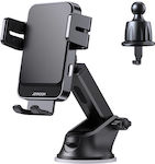 Joyroom Mobile Phone Holder Car Jr-zs219 with Adjustable Hooks and Wireless Charging Black