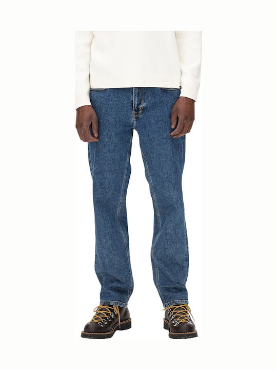 Gabba Men's Elastic Jeans Pants Regular Fit Straight Blue