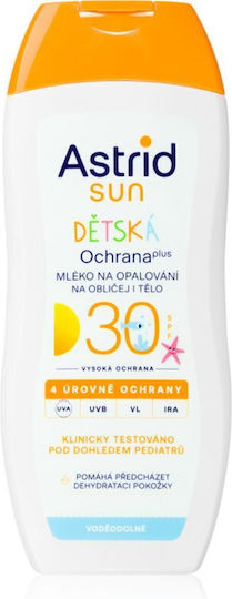 Astrid Detska SPF30 Protecție Solară Waterproof Pentru Copii Emulsie Față & Corp 200ml