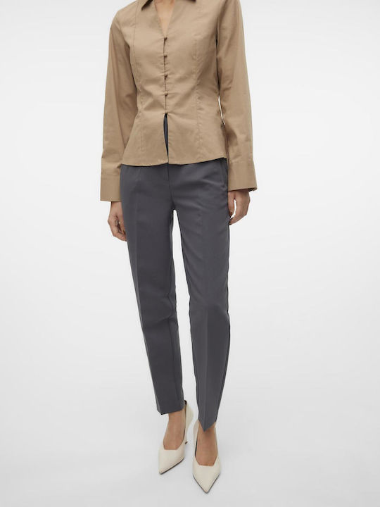 Vero Moda Dama Talie înaltă Tesatura Pantaloni ...