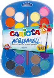 Carioca Acquarell Set of Watercolours 24pcs