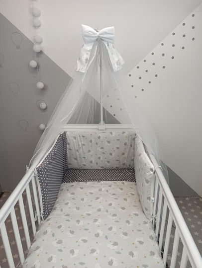 Baby Star Set Für Krippe Luna Grey 6Stück