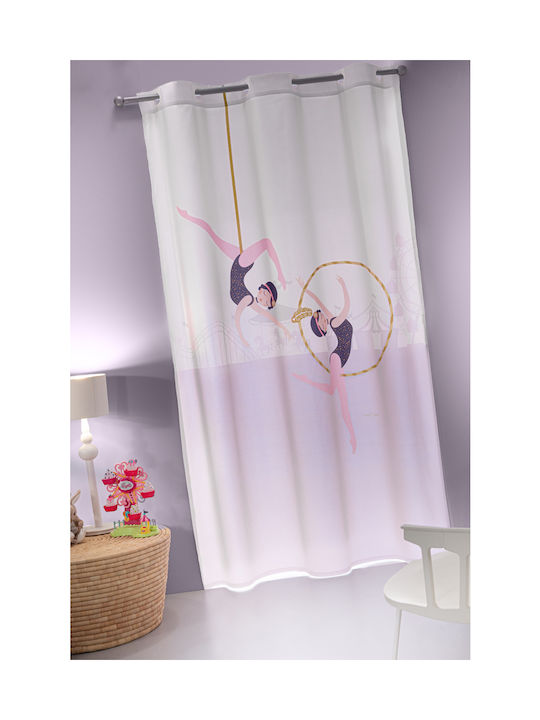 Saint Clair Детска завеса Soft – Touch Enjoy с куки Pinky 1752030223004 160x240cm
