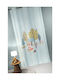 Saint Clair Kids Grommet Top Curtain Soft – Touch Timber Mint 1752030223010 160x240cm