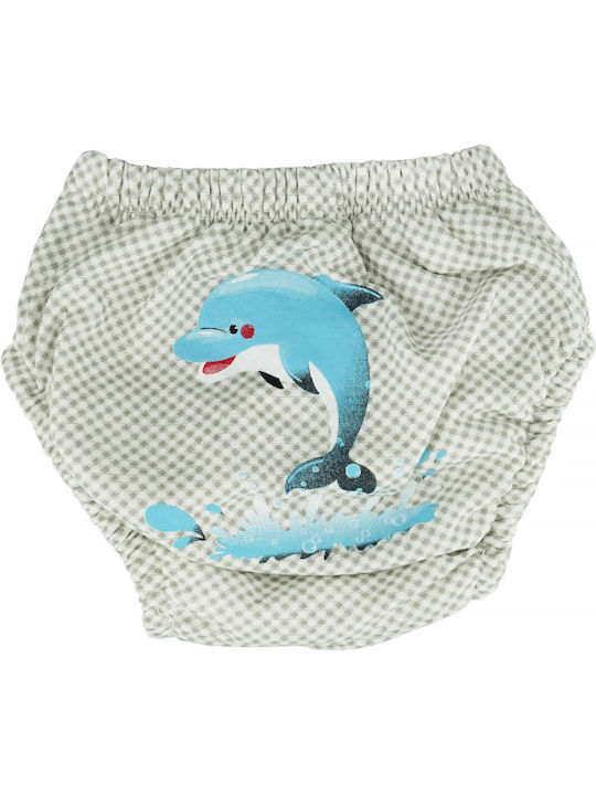 Poopes Dolphin Kinder-Slip Gray