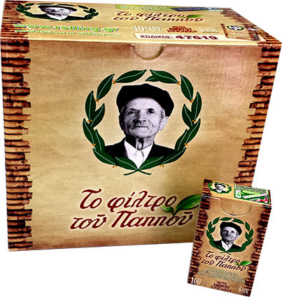 Tou Pappou Sepiolith Slim Filtertips Einfach 6mm 100x40Stk