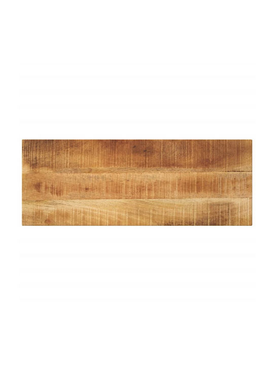 vidaXL Rectangular Table Surface Made of Solid Wood in Brown Color 70x40x2.5cm 371306