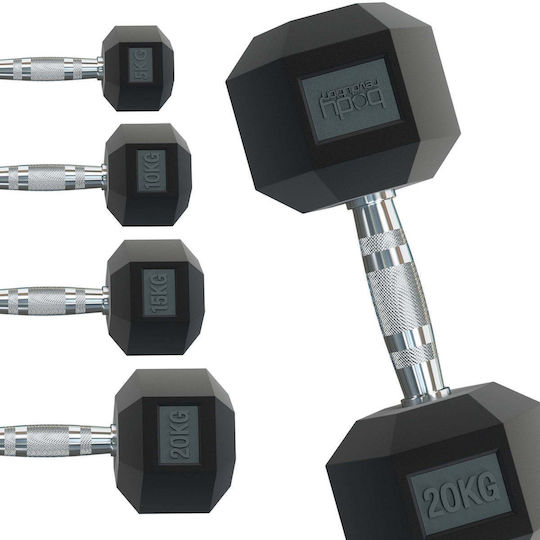 30034 Βαράκι Εξάγωνο Λαστιχένιο 1 x 25kg