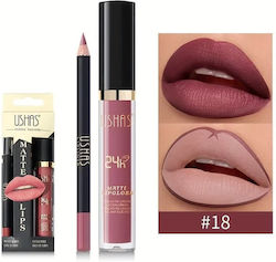 Ushas Flüssiger Lippenstift-Set