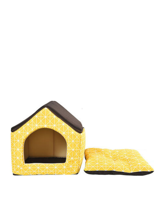 Pet Camelot Dog House Large Yellow 45x45cm