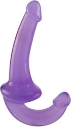 Strapless Strap On με Dildo σε Μωβ Χρώμα