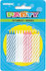 Unique Birthday Candle Multicolored 24pcs U1905MC