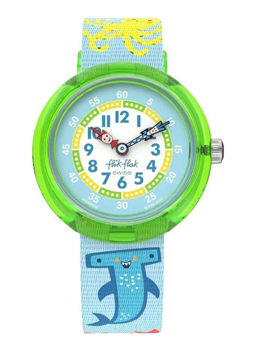 FlikFlak Kids Analog Watch Color In Neon with Rubber/Plastic Strap - Main Image