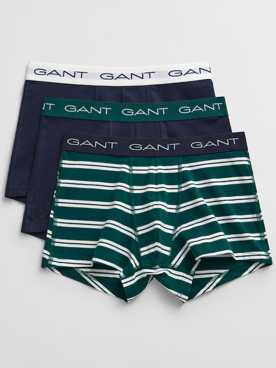 Men's Boxers Green with Patterns 3Pack