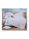 Nef-Nef Homeware Decke Kinderbett Rhombus Vlies Blau Blue 110x150cm