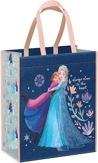 Tasche für Geschenke mit Motiv "Gefroren" Bunt 36.5x46x15cm. 6Stück