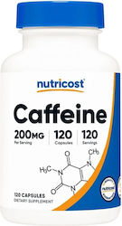 Nutricost Caffeine 200mg 120 κάψουλες