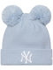 New York Yankees Beanie Γυναικείος Σκούφος Πλεκτός σε Γαλάζιο χρώμα