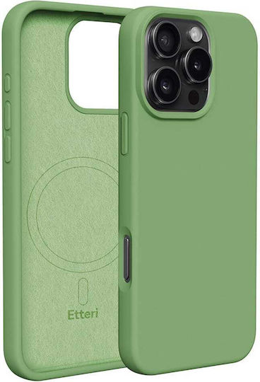 Etteri Back Cover Σιλικόνης Πράσινο (iPhone 16 Pro)