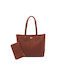 Women's Bag Shopper Shoulder Brown