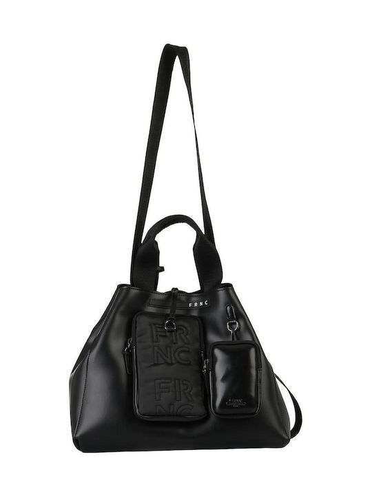 FRNC Damen Tasche Schulter Schwarz