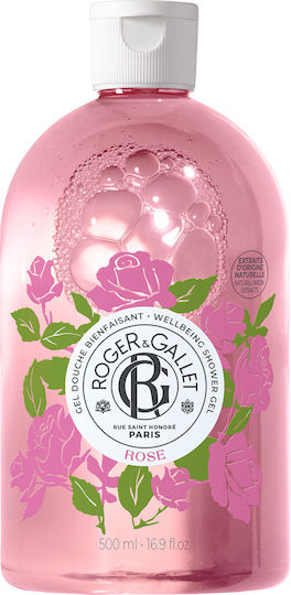 Roger & Gallet Rose Αφρόλουτρο σε Gel με Aloe Vera & Άρωμα Τριαντάφυλλο 500ml