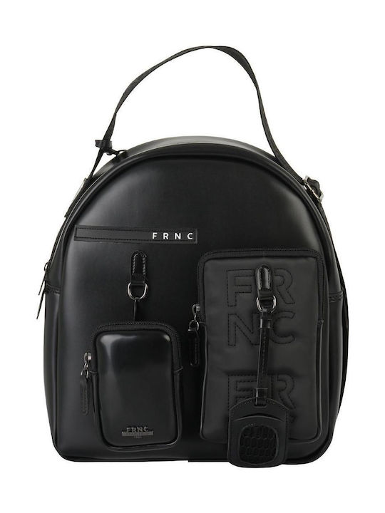 FRNC Damen Tasche Rucksack Schwarz