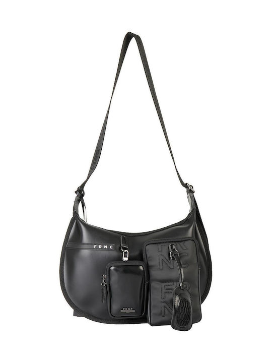 FRNC Damen Tasche Schulter Schwarz