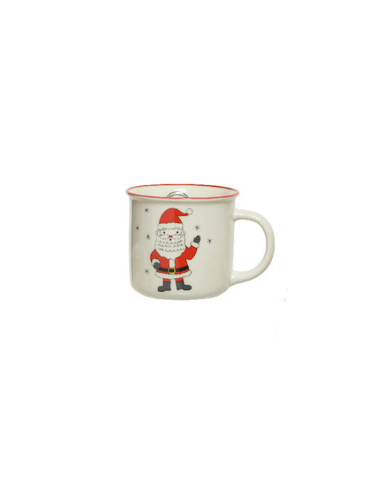 Kaemingk Weihnachts-Becher Porzellan Santa Claus Weihnachts- Becher Porzellan Santa Claus B12.5xL11.5xD10.5cm. 1Stück