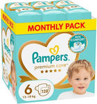 Pampers Πάνες Βρακάκι Premium Care Premium Care No. 6 για 13-18kg 128τμχ