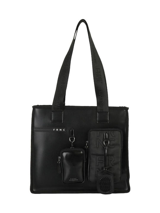 FRNC Damen Tasche Schulter Schwarz