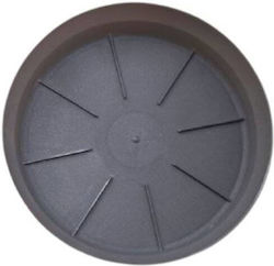 Micplast 183414 Plate Pot Charcoal 20x20cm