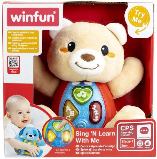 Winfun Animal Bear with Music for 3++ Months