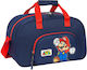 Safta Super Mario World Sack Voyage Blue Fabric L40xW24xH23cm