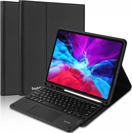 Buddi Zuna Klappdeckel mit Tastatur Schwarze (iPad Air 13" 2024/2025/2026)